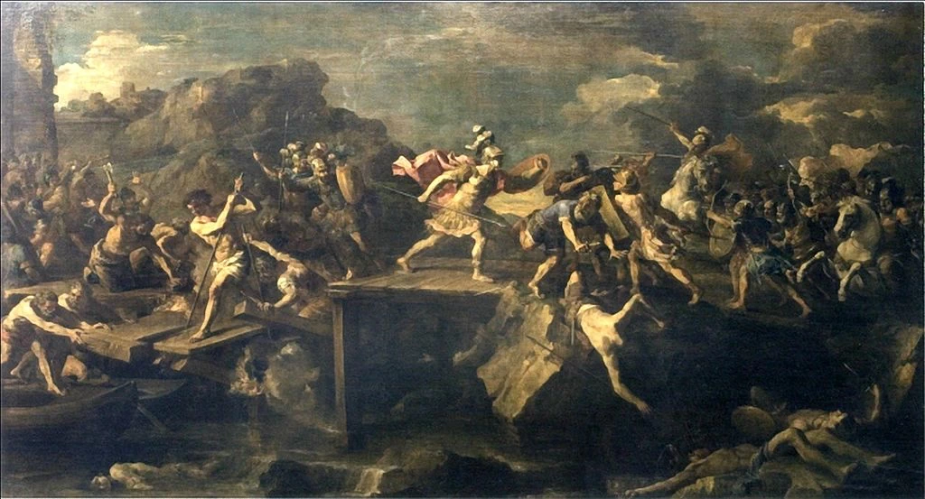 Orazio Cocilite difende il ponte Suplicio - Museo di San Pietroburgo